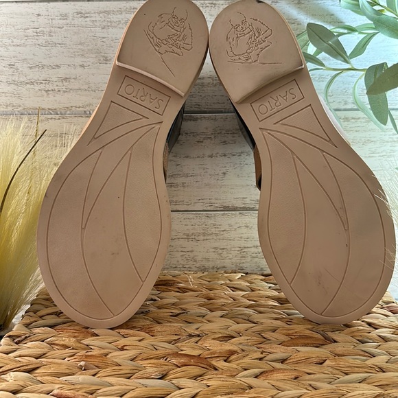 Sarto Greta Leather Sandal size 9.5 - Picture 3 of 7